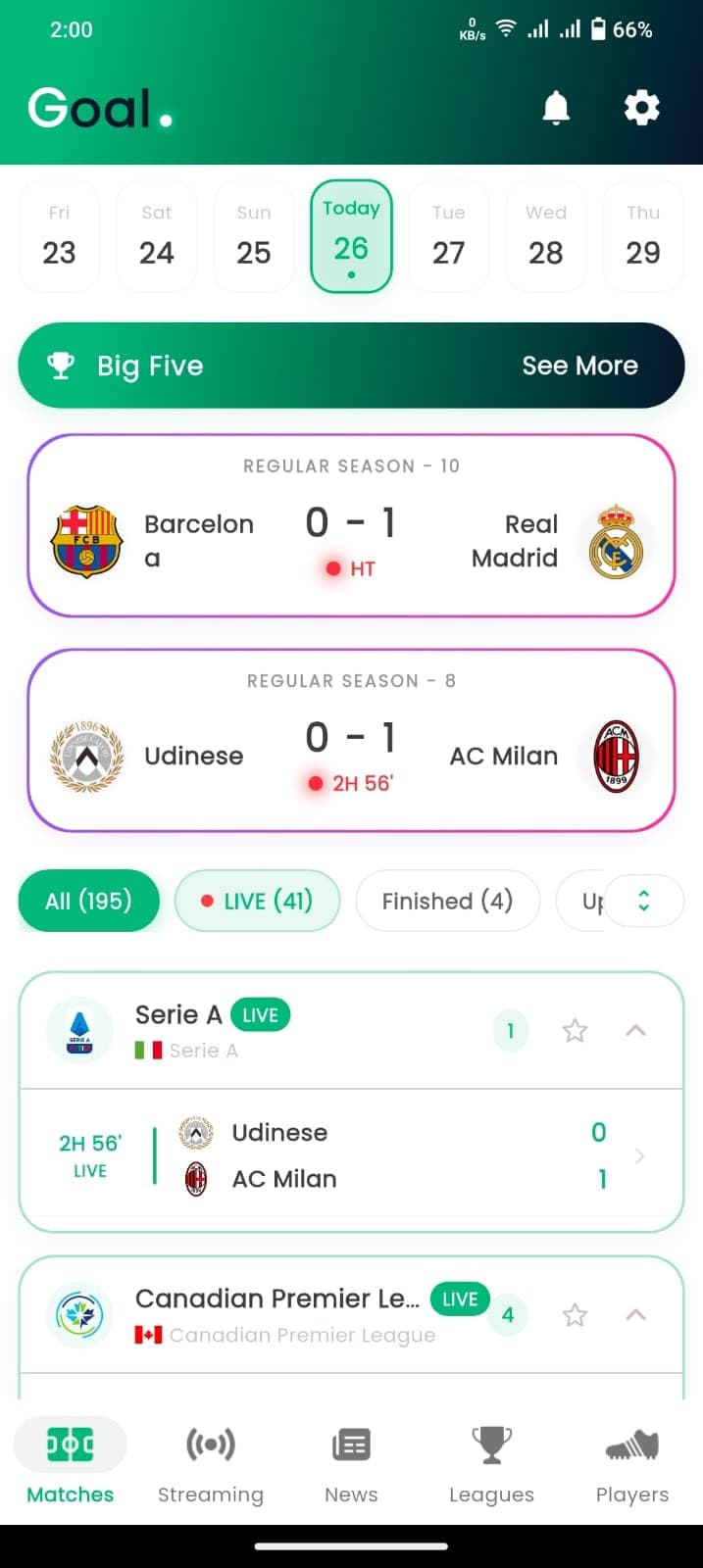 GoalPulse App
